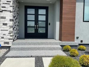 Mason area front porch concrete coating